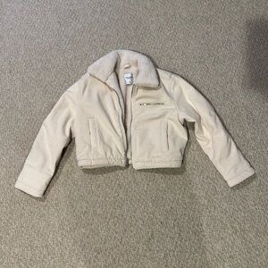 Abercrombie & Fitch Off-White Sherpa Jacket